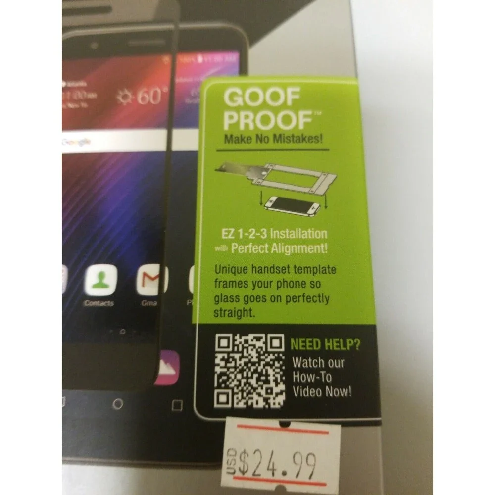Tempered Glass Screen Protector For LG phones Quickcell Goof Proof